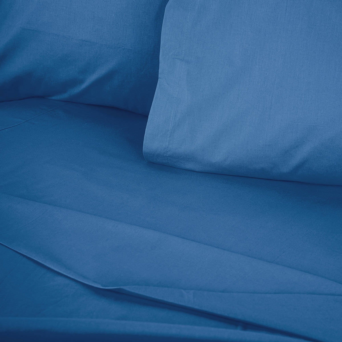 Cearșaf pat king cu elastic ranforce, Tonne Bleue - 74, Albastru