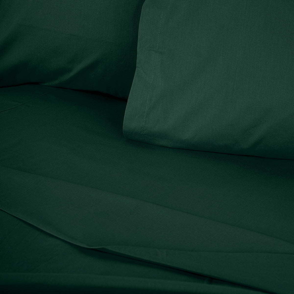 Cearșaf pat super king cu elastic ranforce, Tonne Verte - 54, Verde închis