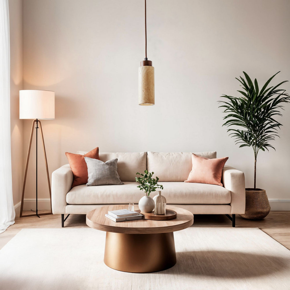 Candelabru, Babıl - Walnut, Bej / Nuc