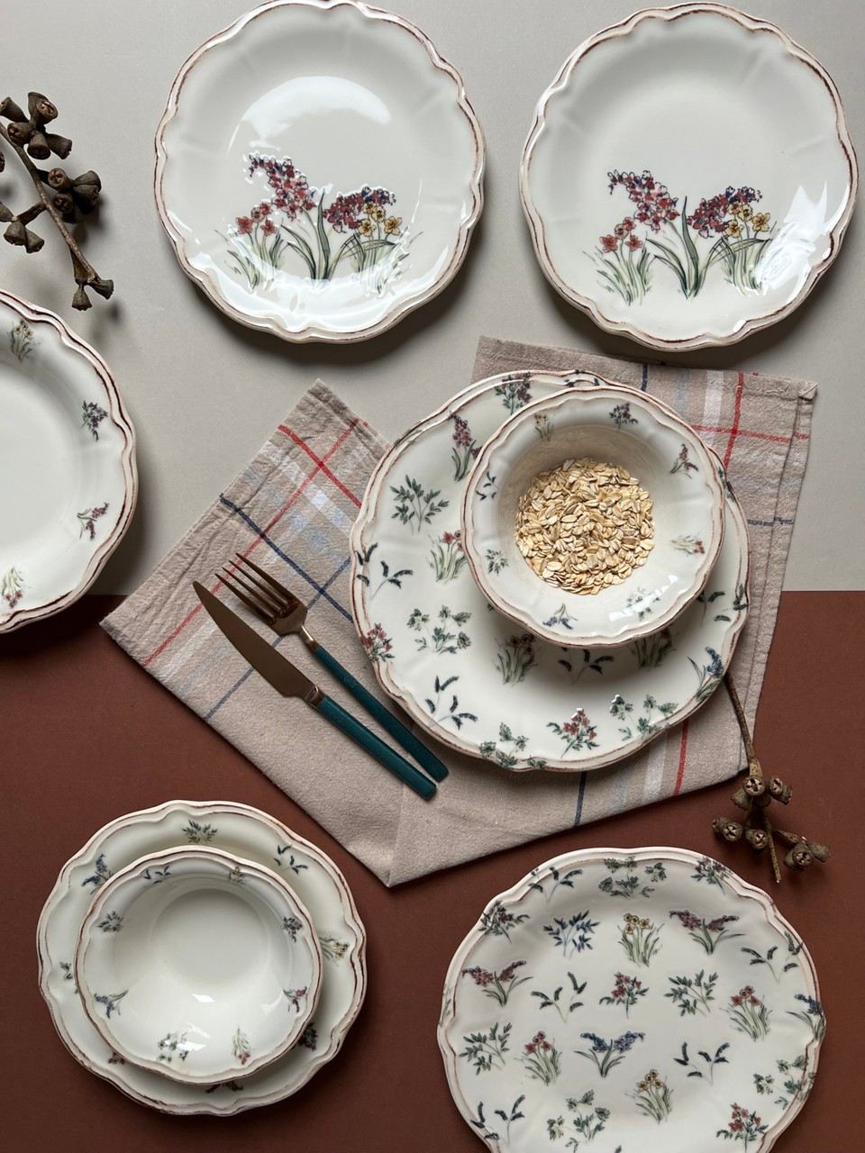 Set veselă (24 piese), Amber 24, Multicolor