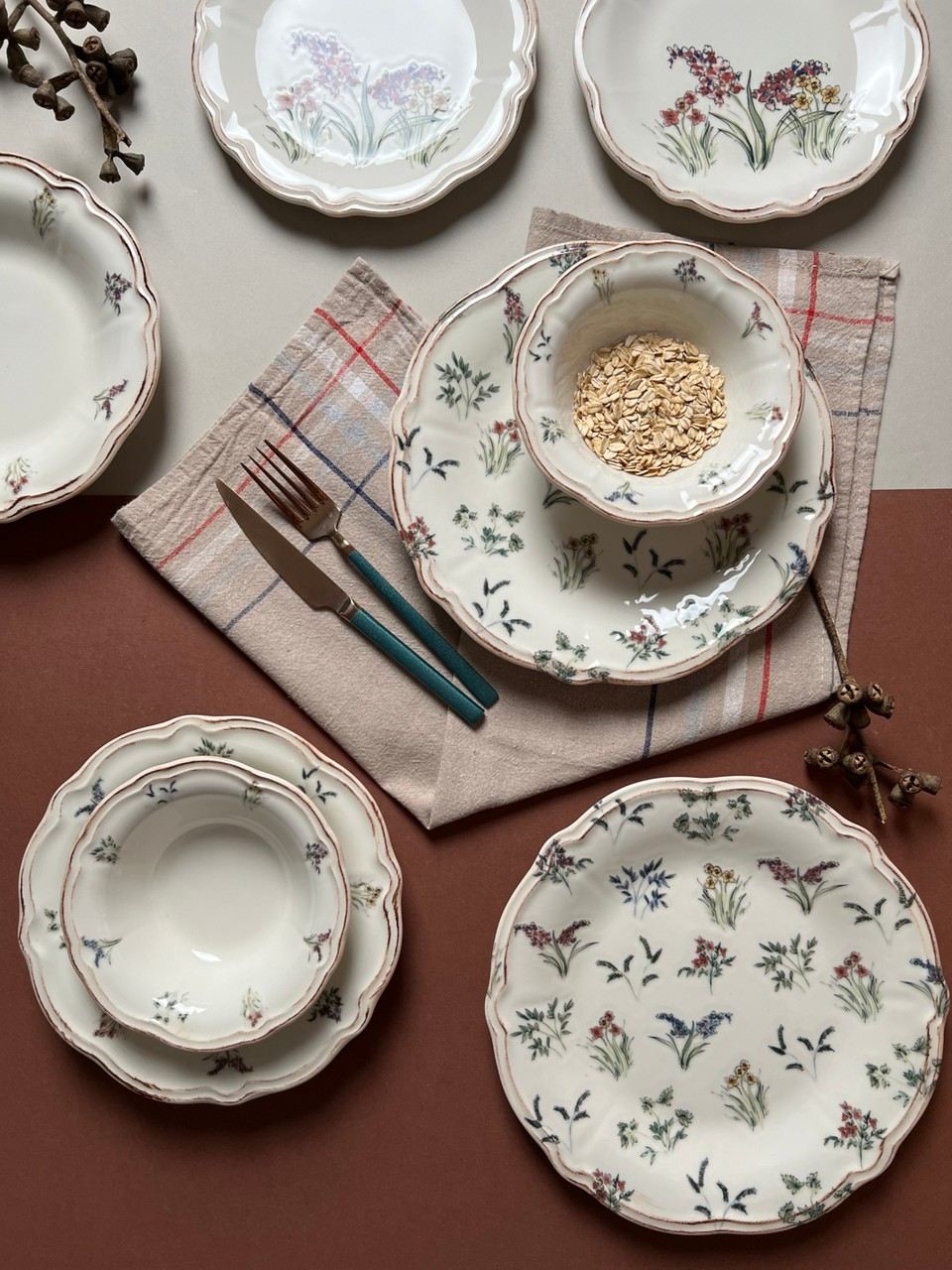 Set veselă (24 piese), Amber 24, Multicolor