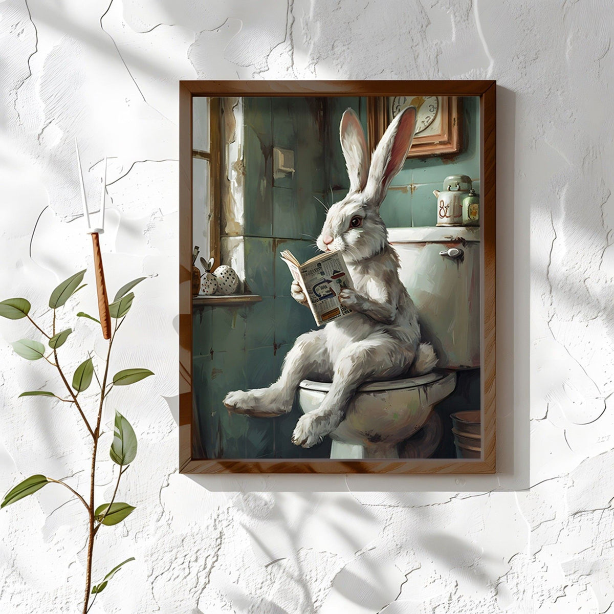 Tablou decorativ MDF cu ramă, AI187, Multicolor