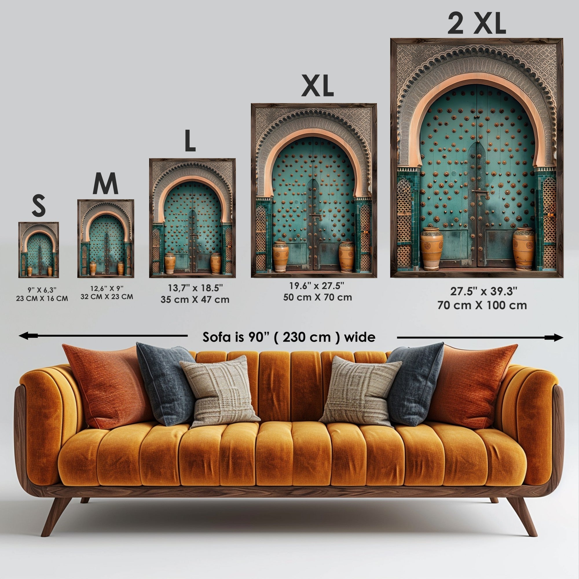 Tablou decorativ MDF cu ramă, GE128-L, Multicolor