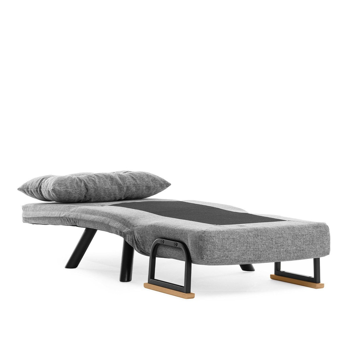 Canapea extensibilă 1 loc, Sando Single - Light Grey, Gri deschis
