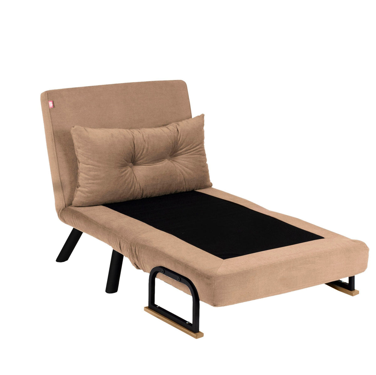 Canapea extensibilă 1 loc, Sando Single - Light Brown v2, Maro deschis