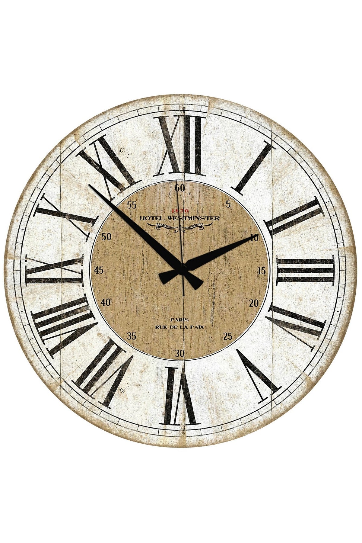 Ceas decorativ MDF, Huhuas00013, Multicolor