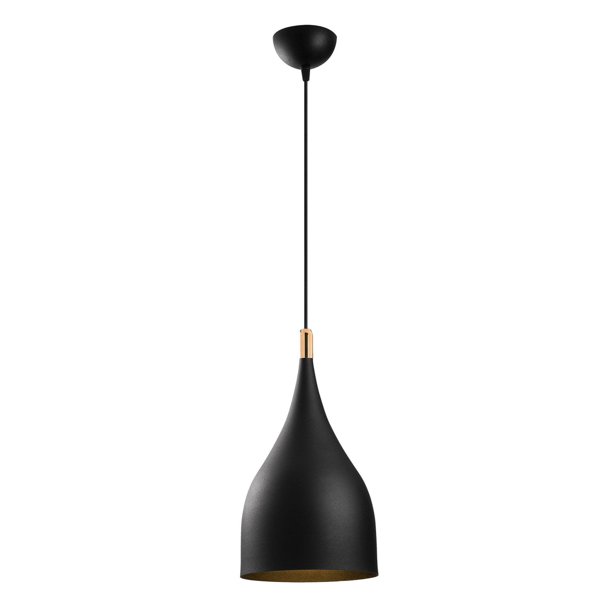 Candelabru, Sağlam - 3770, Negru / Auriu
