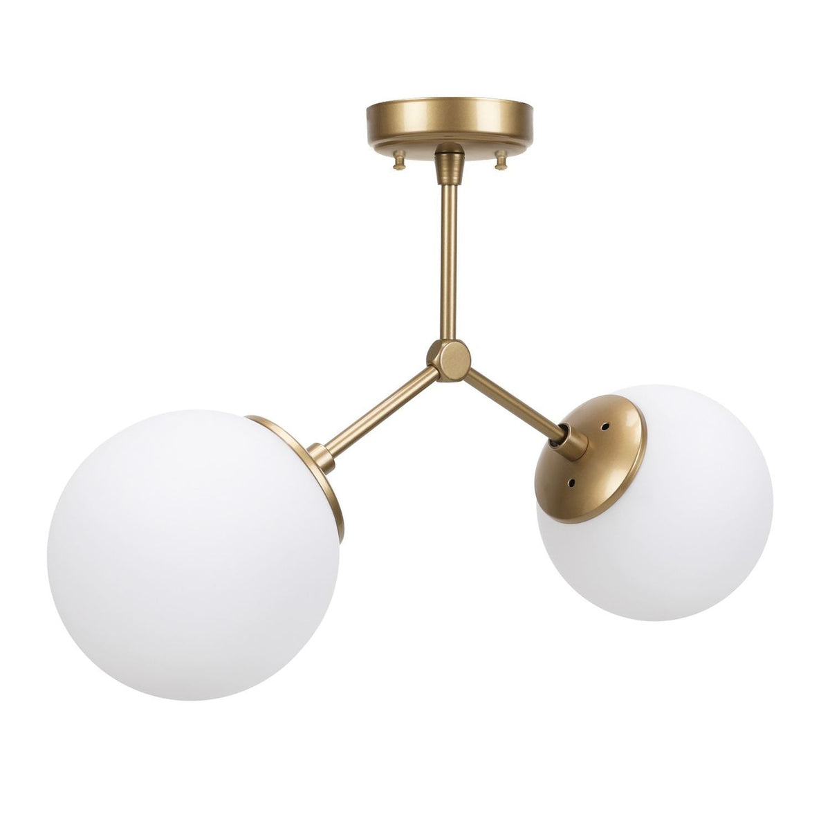 Candelabru, Damar - 6332, Galben / Alb