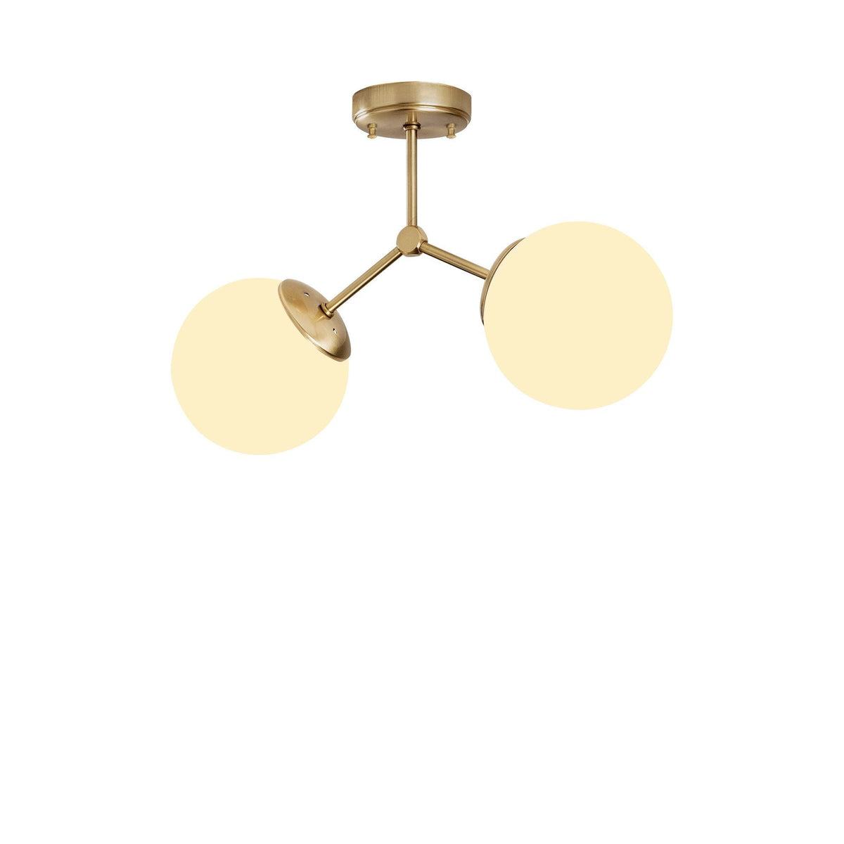 Candelabru, Damar - 6332, Galben / Alb