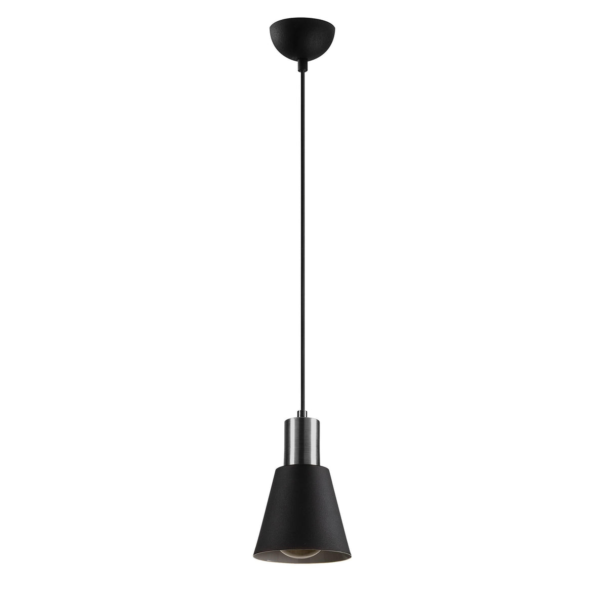 Candelabru, Kem - 6362, Negru / Nichel