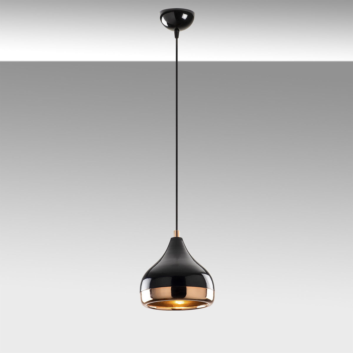 Candelabru, Yıldo - 6866, Negru / Cupru