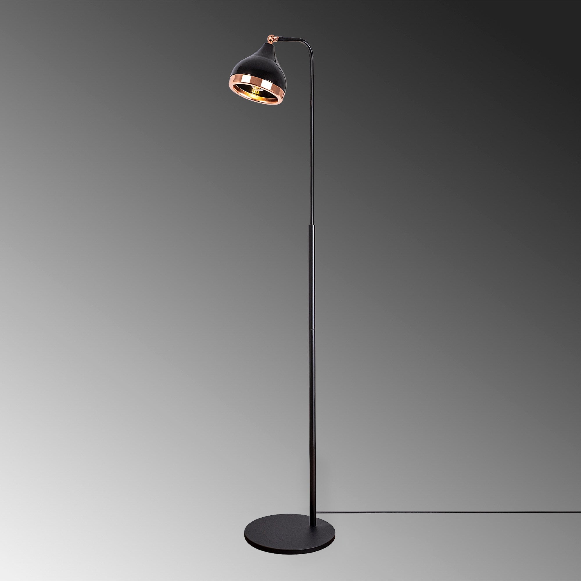 Lampadar, Yıldo - NT - 146, Negru / Cupru