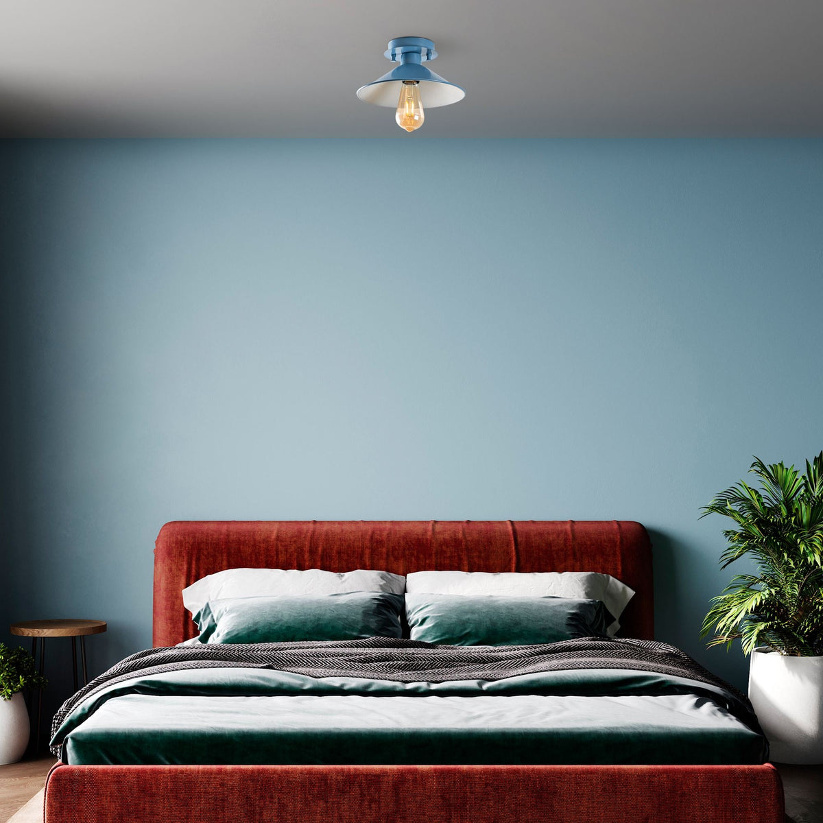 Candelabru, Konıksıvama - N - 662 - Lıghtblue, Albastru