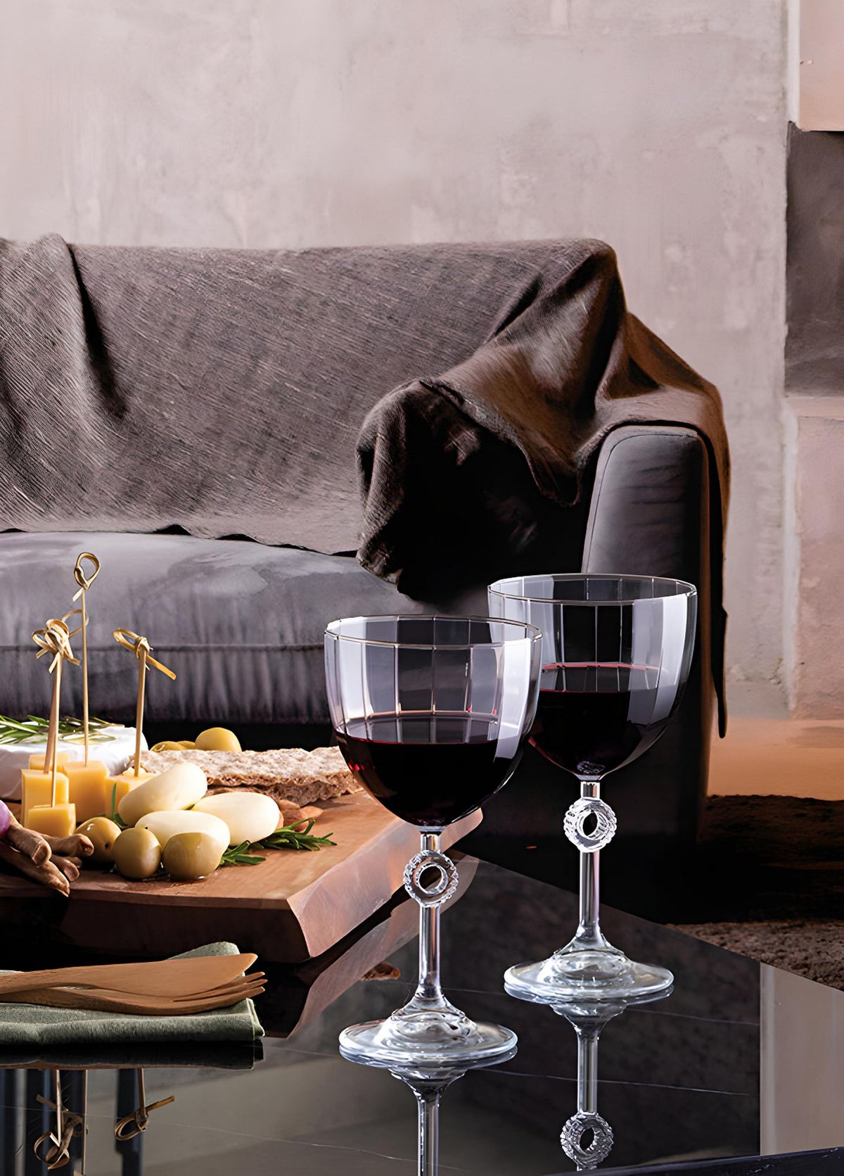 Set pahare vin (6 piese), Amore-KS - 270, Transparent