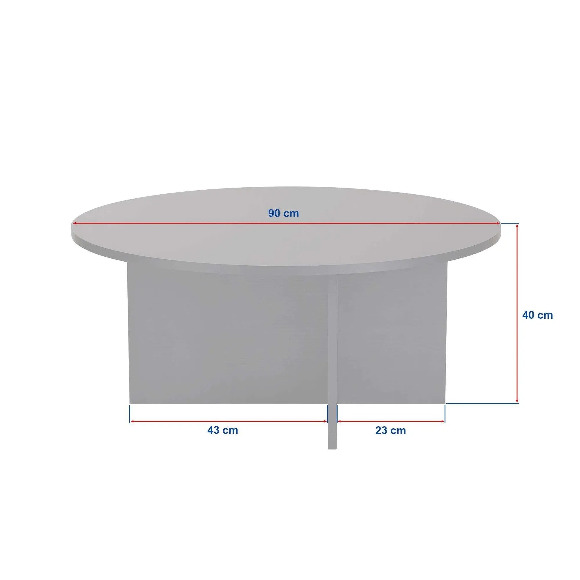 Masuta cafea SOLEIL, negru, PAL melaminat, 90x90x40 cm
