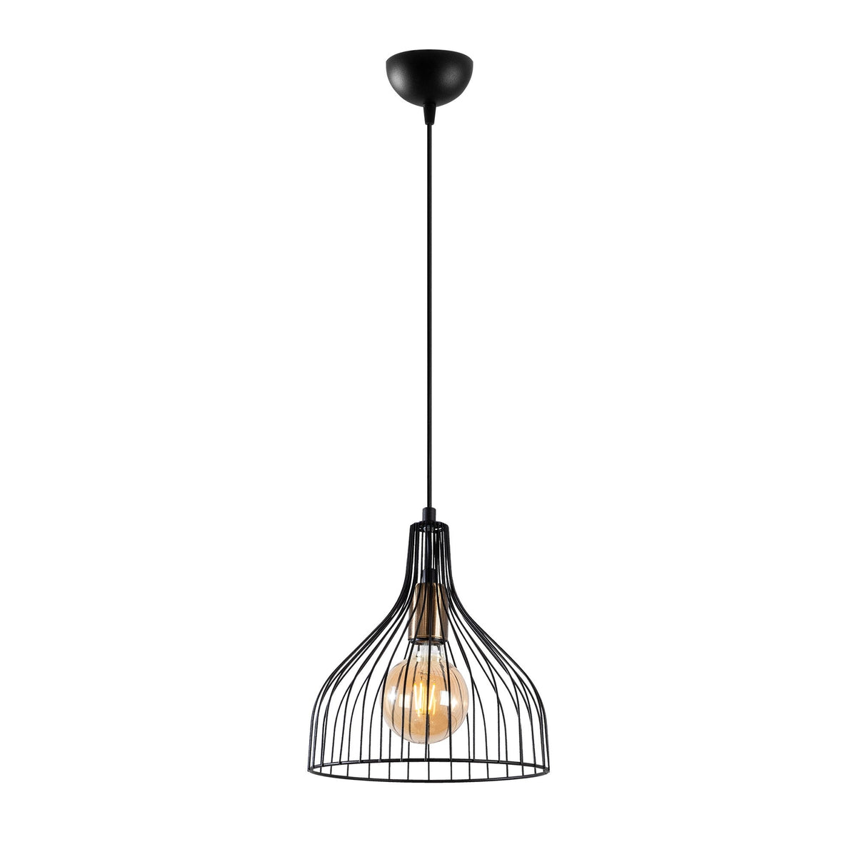 Candelabru, Cafu - 11565, Negru / Antic
