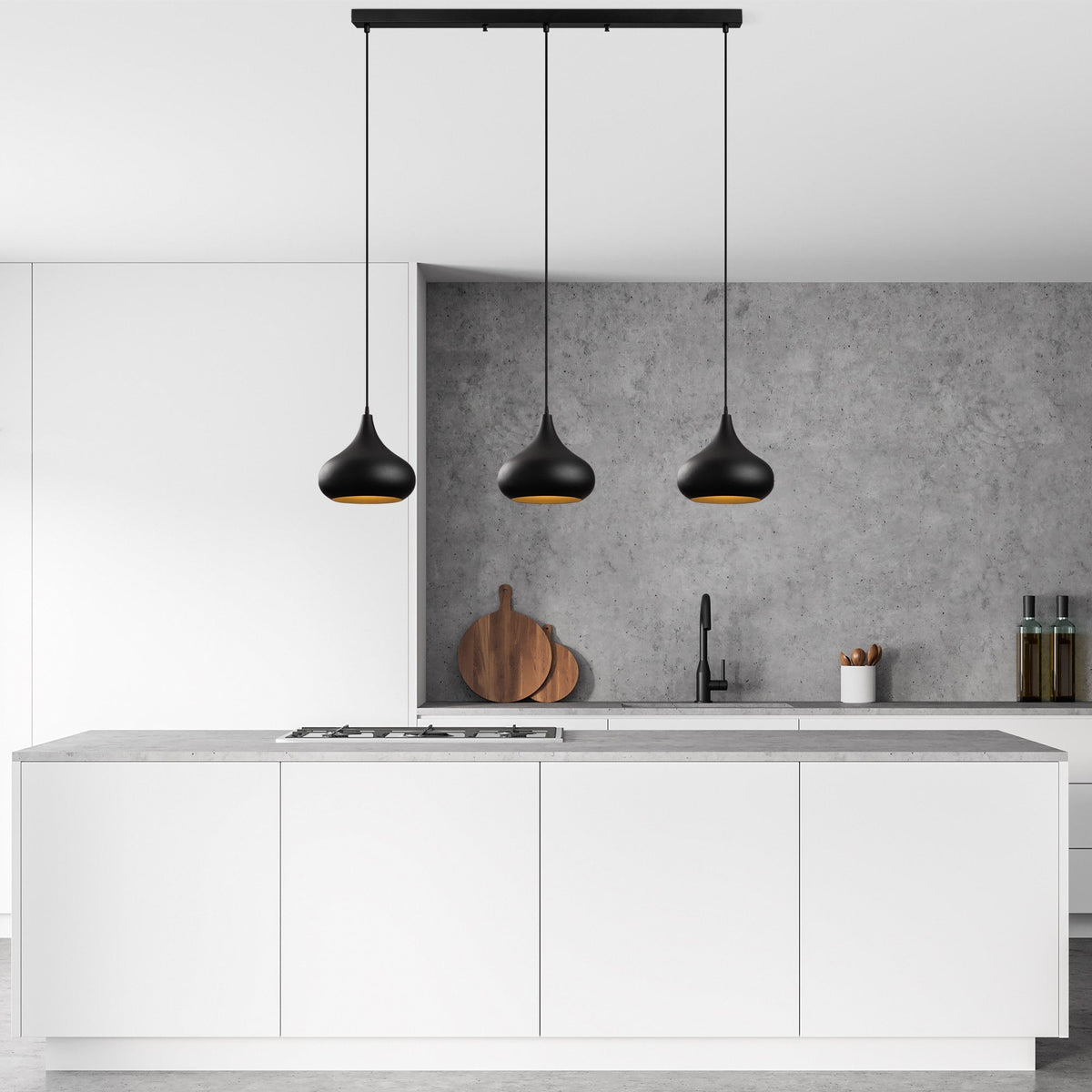 Candelabru, Muba - 11554, Negru