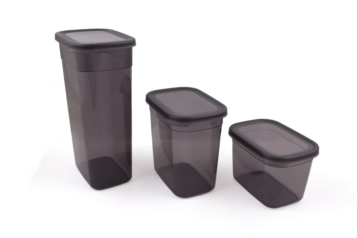 Set cutii depozitare (12 piese), BNMPEGYAR12-13232, Antracit