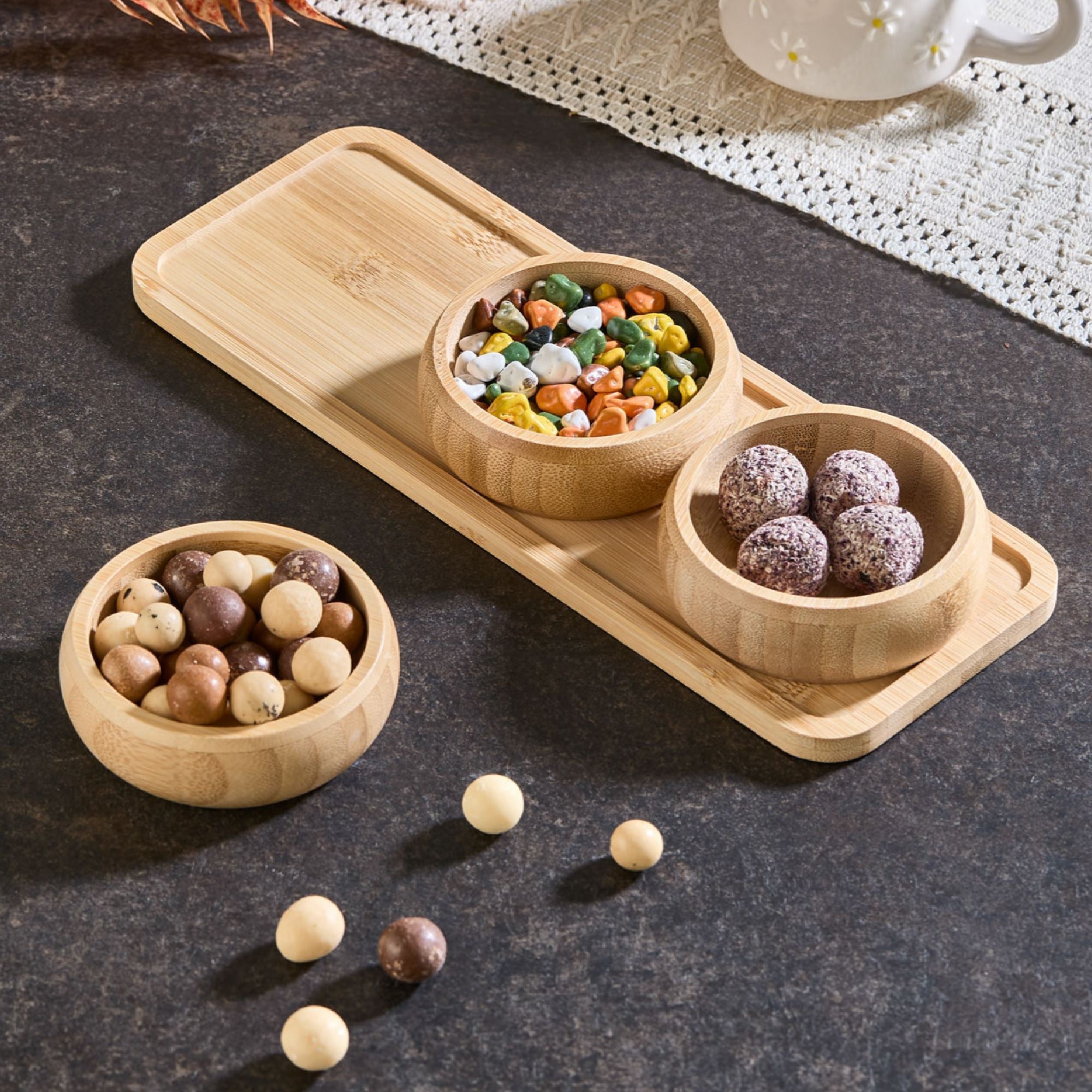 Set boluri aperitiv (4 piese), Acero-32119, Multicolor