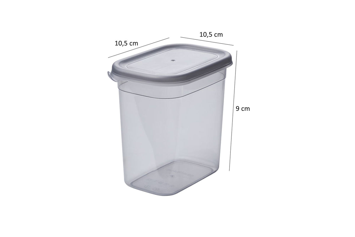 Set cutii depozitare (10 piese), BNMPEGYAR10-1115, Antracit