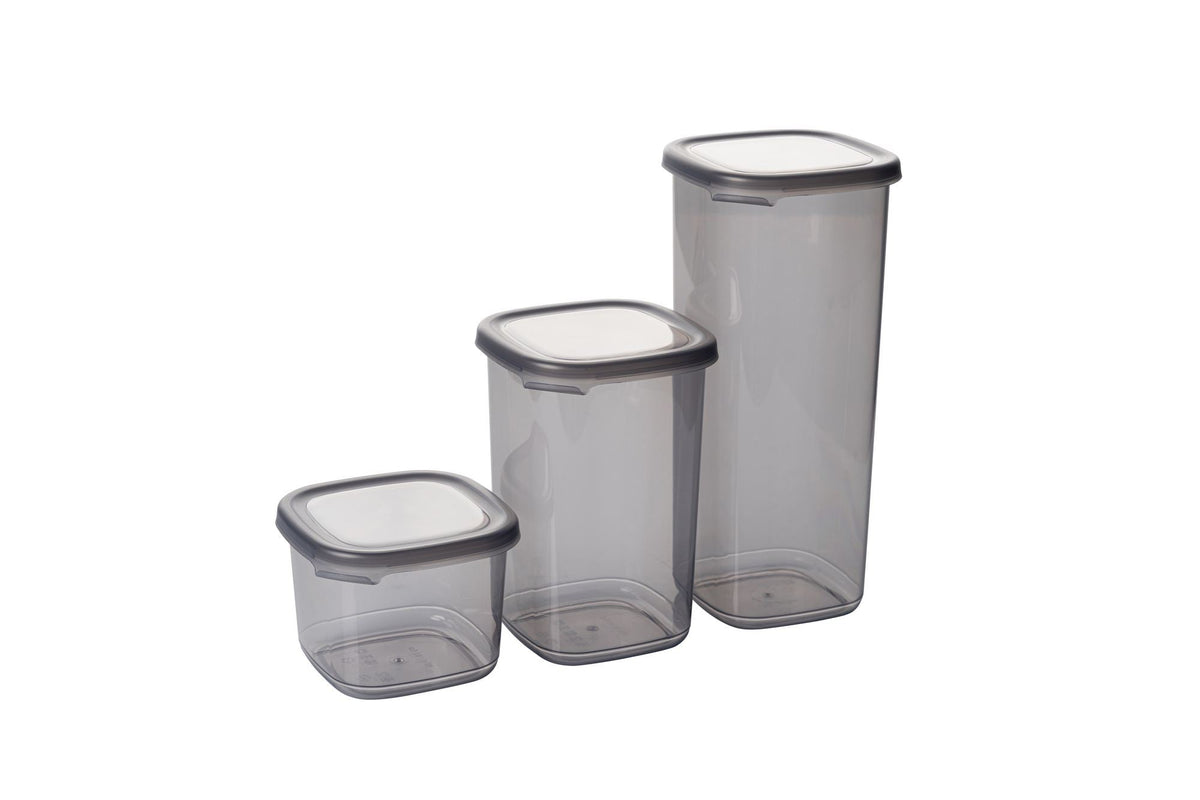Set cutii depozitare (15 piese), BNMPEGYAS15-51217, Antracit
