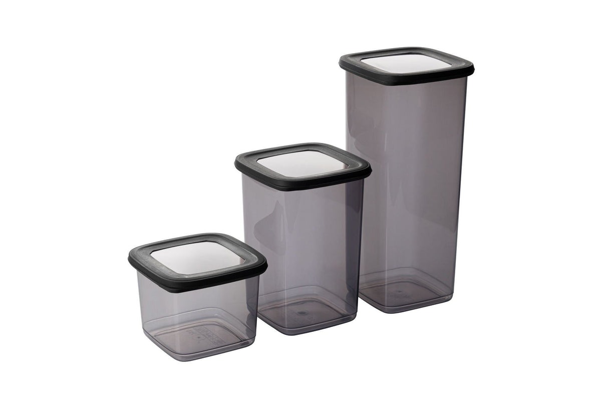 Set cutii depozitare (24 piese), BNMPOLYAS24-51217SRG, Antracit