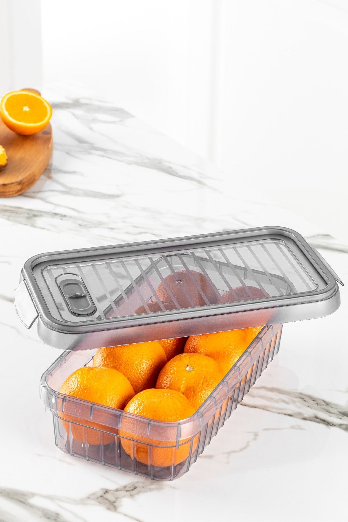 Set cutii depozitare (2 piese), BNM-8038 - Anthracite, Antracit