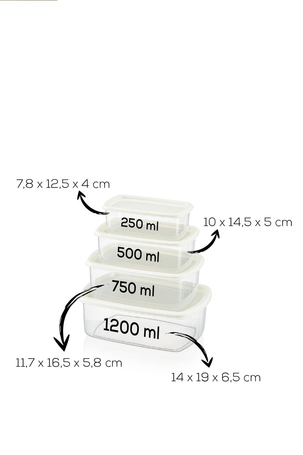 Set cutii depozitare (16 piese), SYBOX16LIKRSK - Grey, Gri