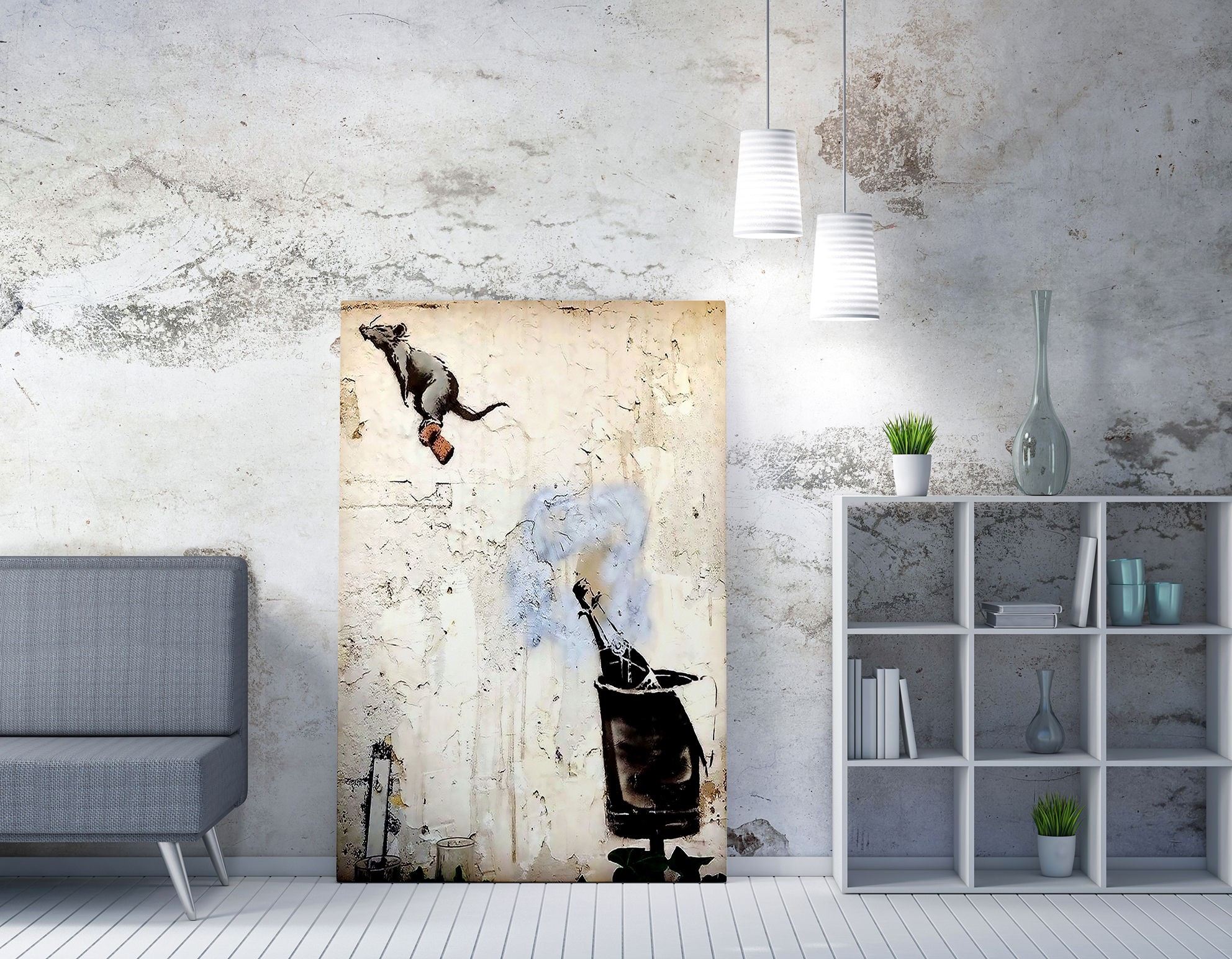 Tablou decorativ pe pânză, WY117 (50 x 70), Multicolor
