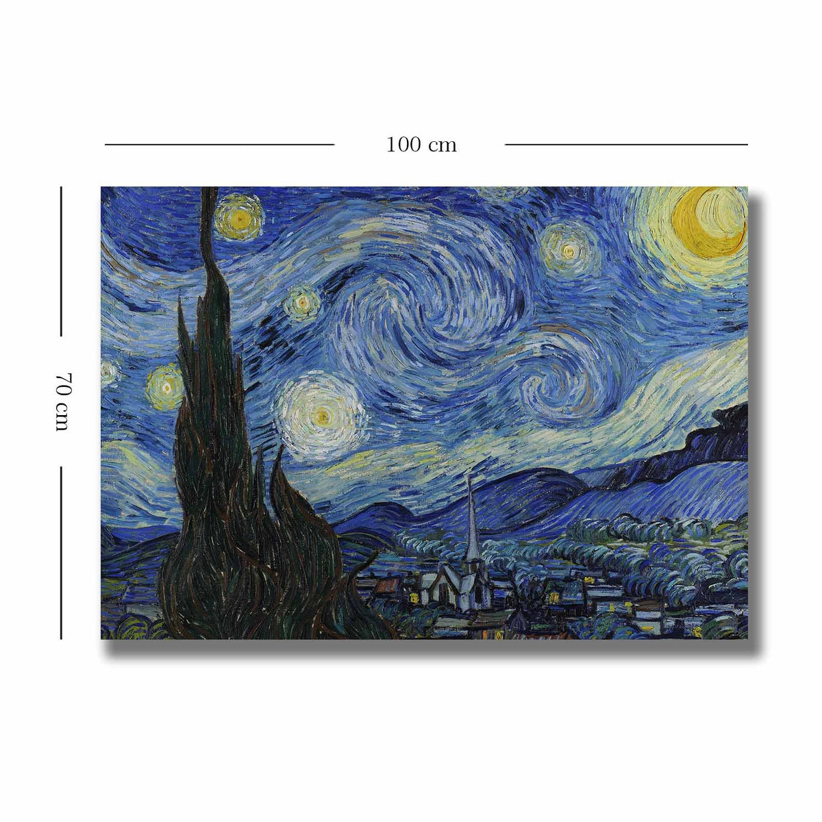 Tablou decorativ pe pânză, 70100VANGOGH074, Multicolor