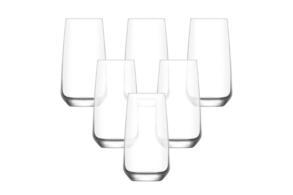 Set pahare (6 piese), LV-LAL376F, Transparent