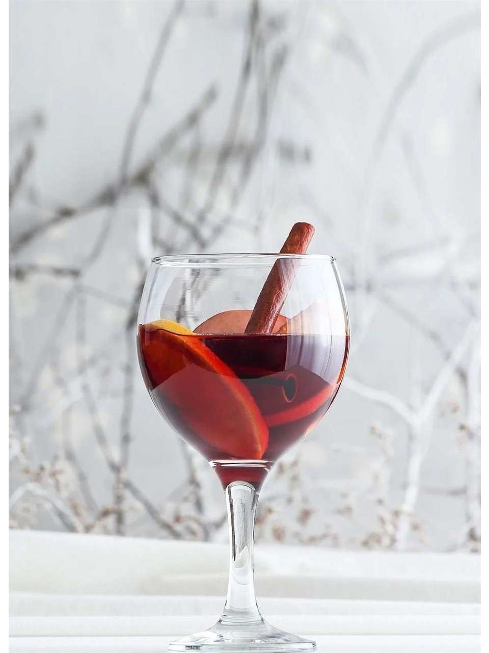 Set pahare vin (6 piese), LV-MIS549F, Transparent