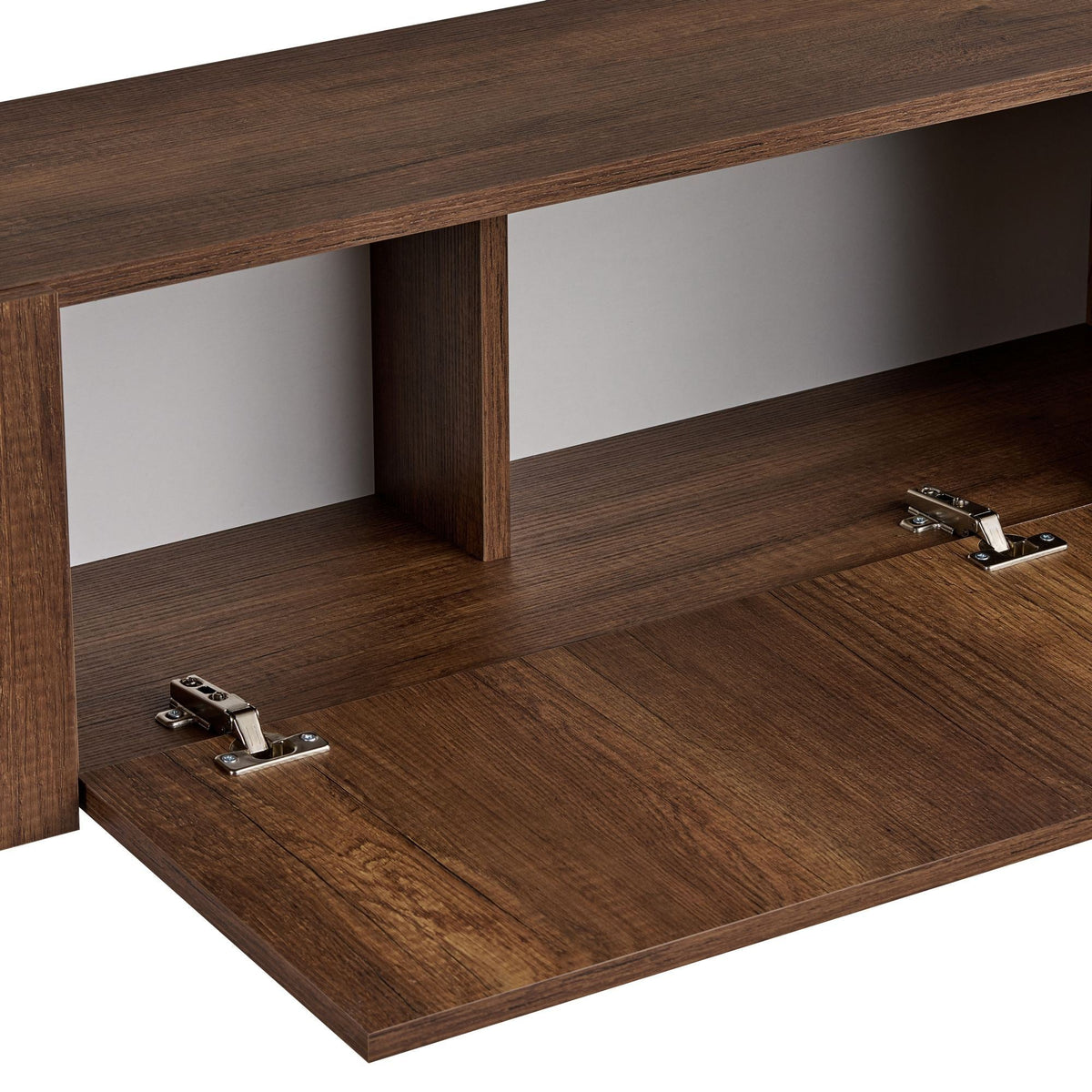 Comodă TV, Nexus - Barok Walnut, Black, Nuc Baroc / Negru