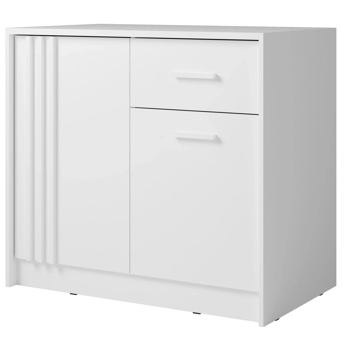 Comoda CANADA CY21, alb, PAL laminat, 102x42x94 cm