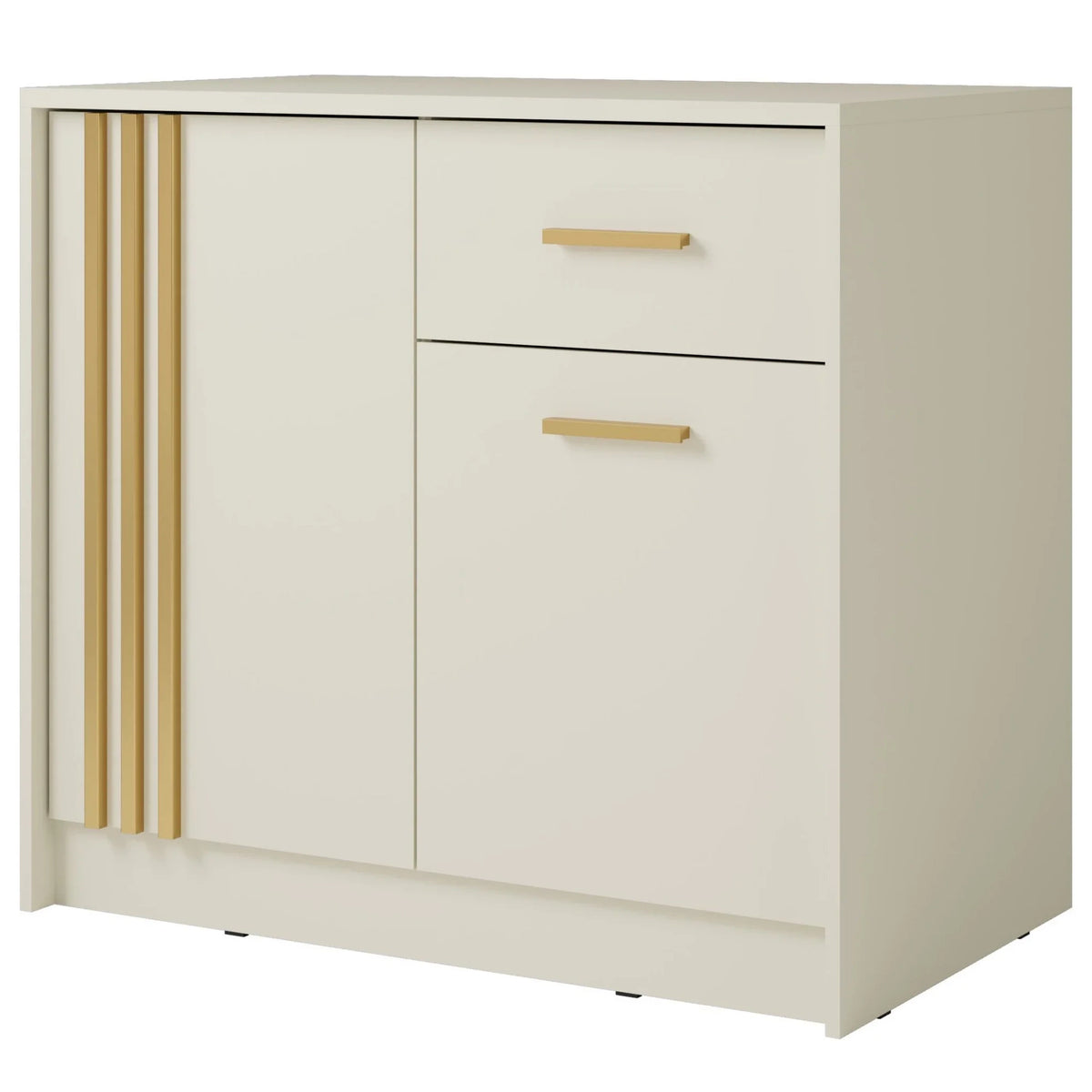 Comoda CANADA CY35, casmir/auriu, PAL laminat, 102x42x94 cm