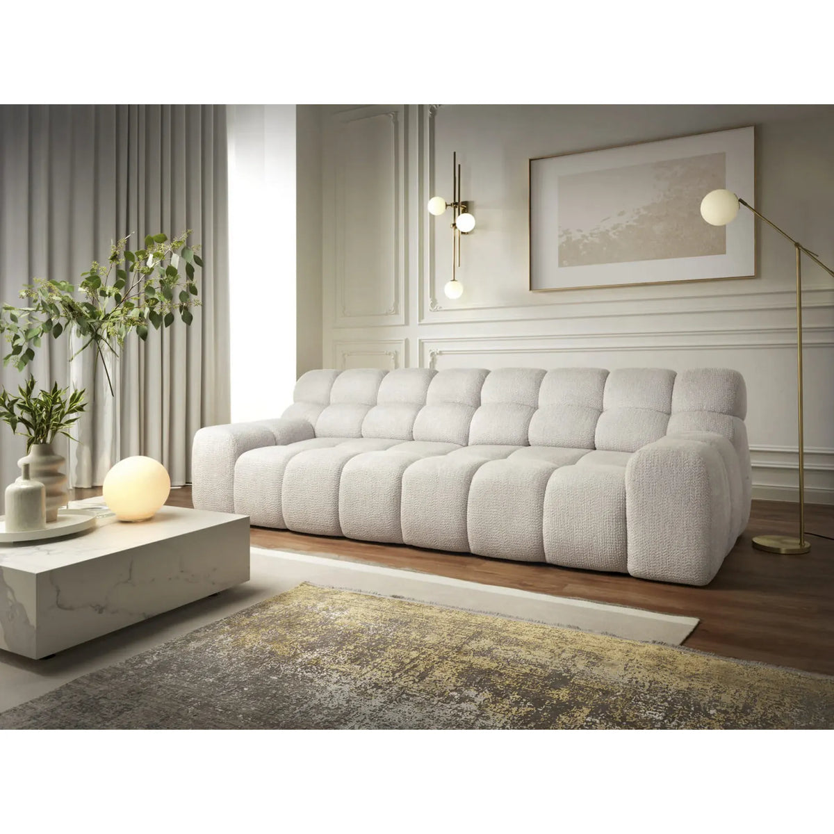 Canapea CAMPILE, personalizabil materiale Gama Premium, 288x119x85 cm