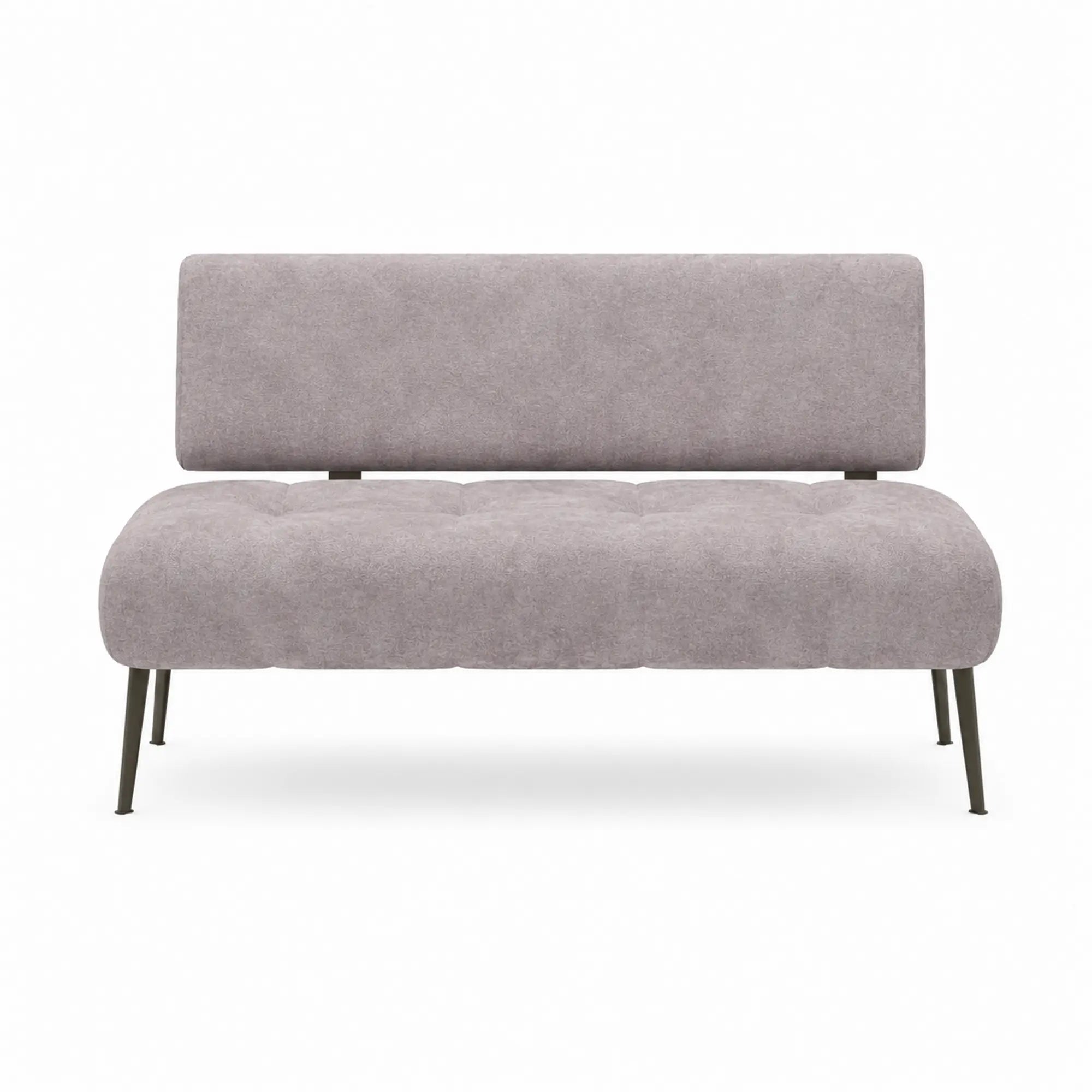 Coltar bucatarie MILO, sezlong dreapta, stofa catifelata bej - Whisper 3, 215X163X90 cm