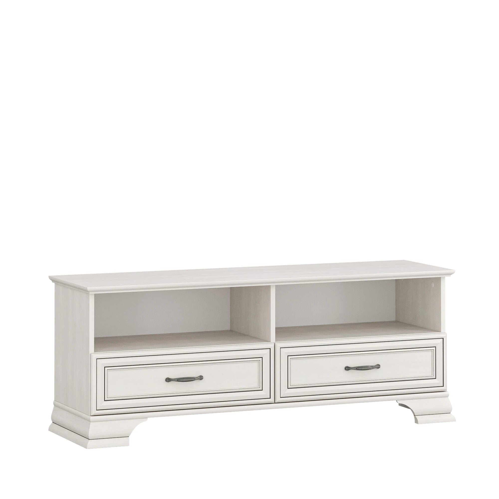Comoda TV TIFFANY II, crem, PAL laminat, 130x37x50 cm
