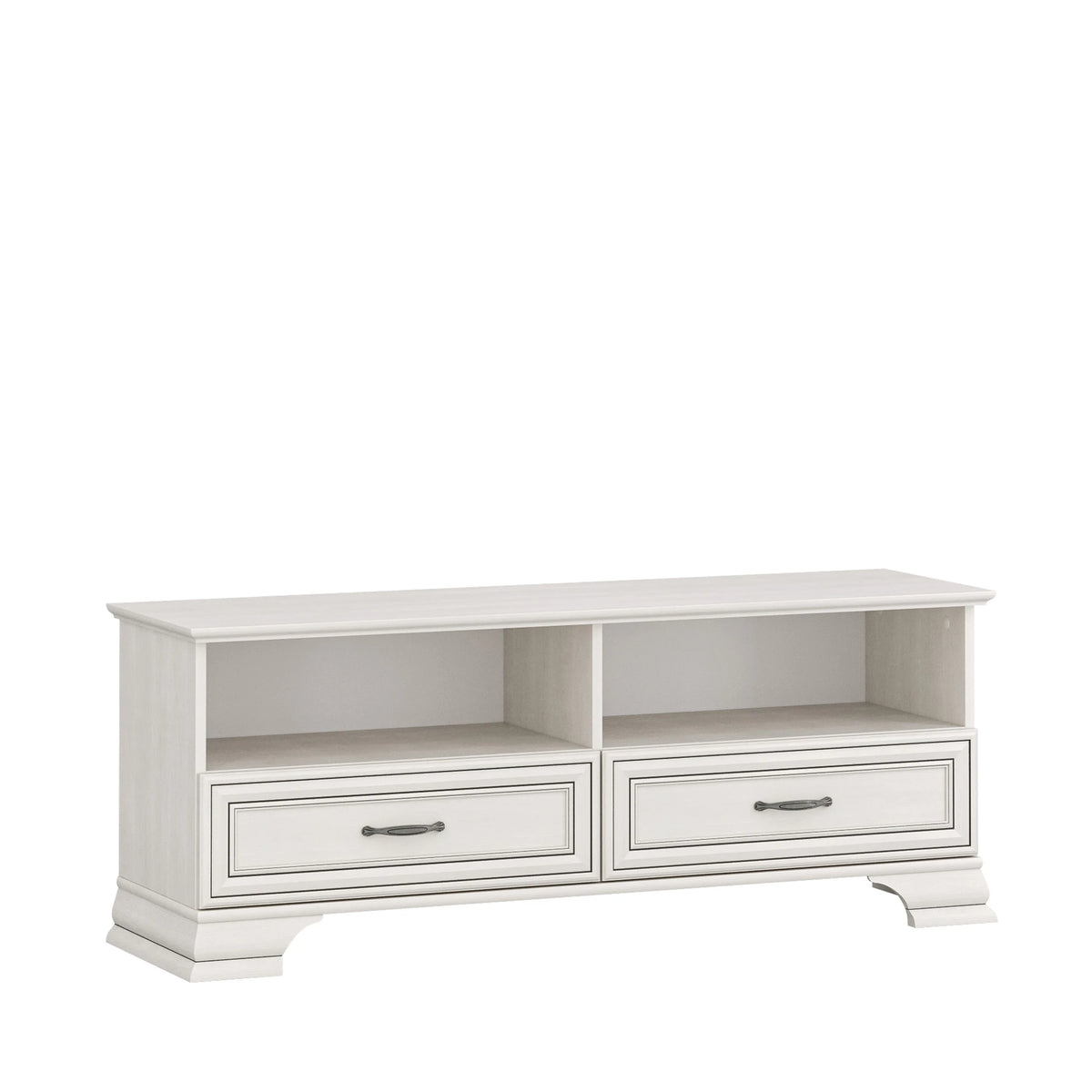 Comoda TV TIFFANY, crem, PAL laminat, 130x37x50 cm