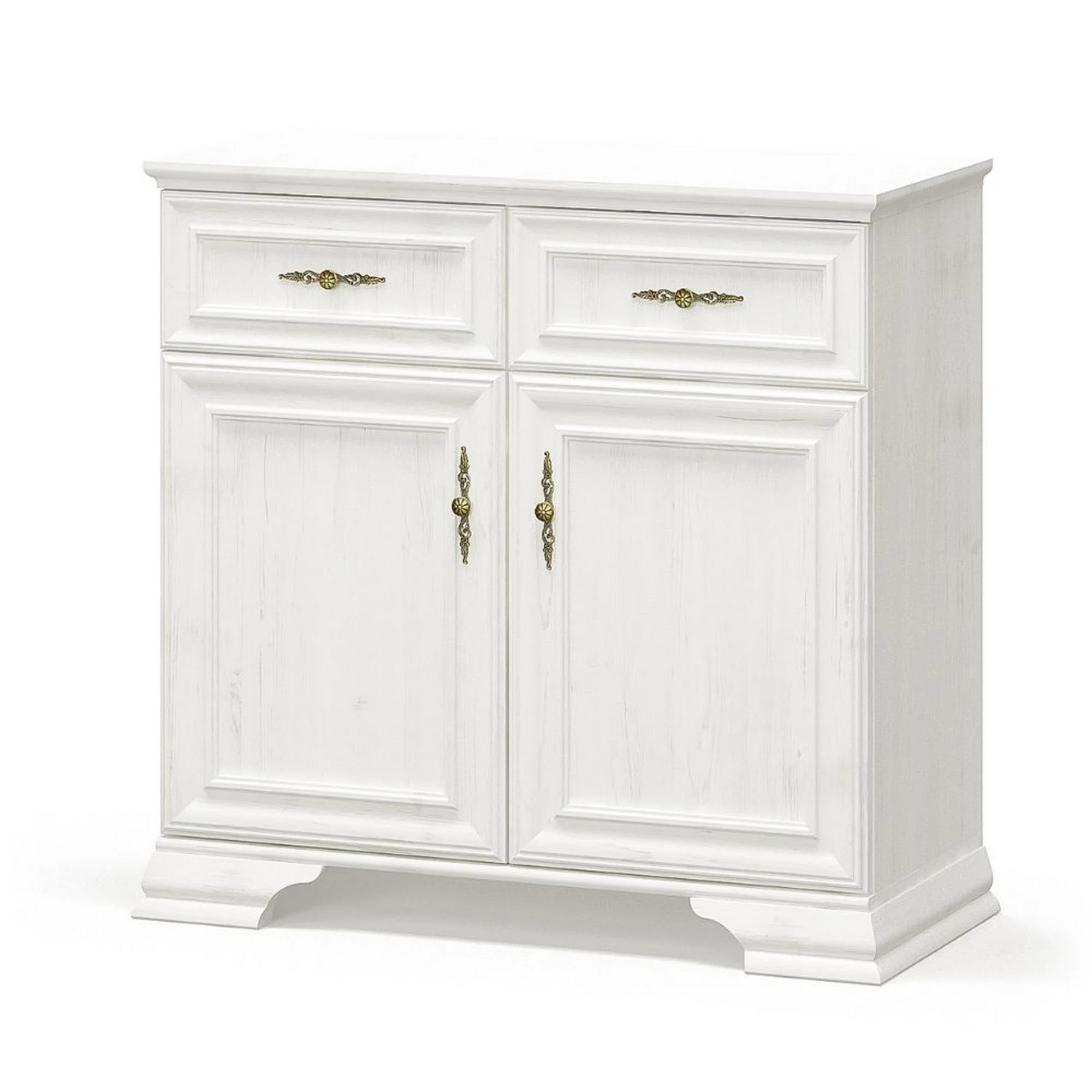 Comoda pin alb anderson IRYS, PAL laminat, 93x39x89 cm