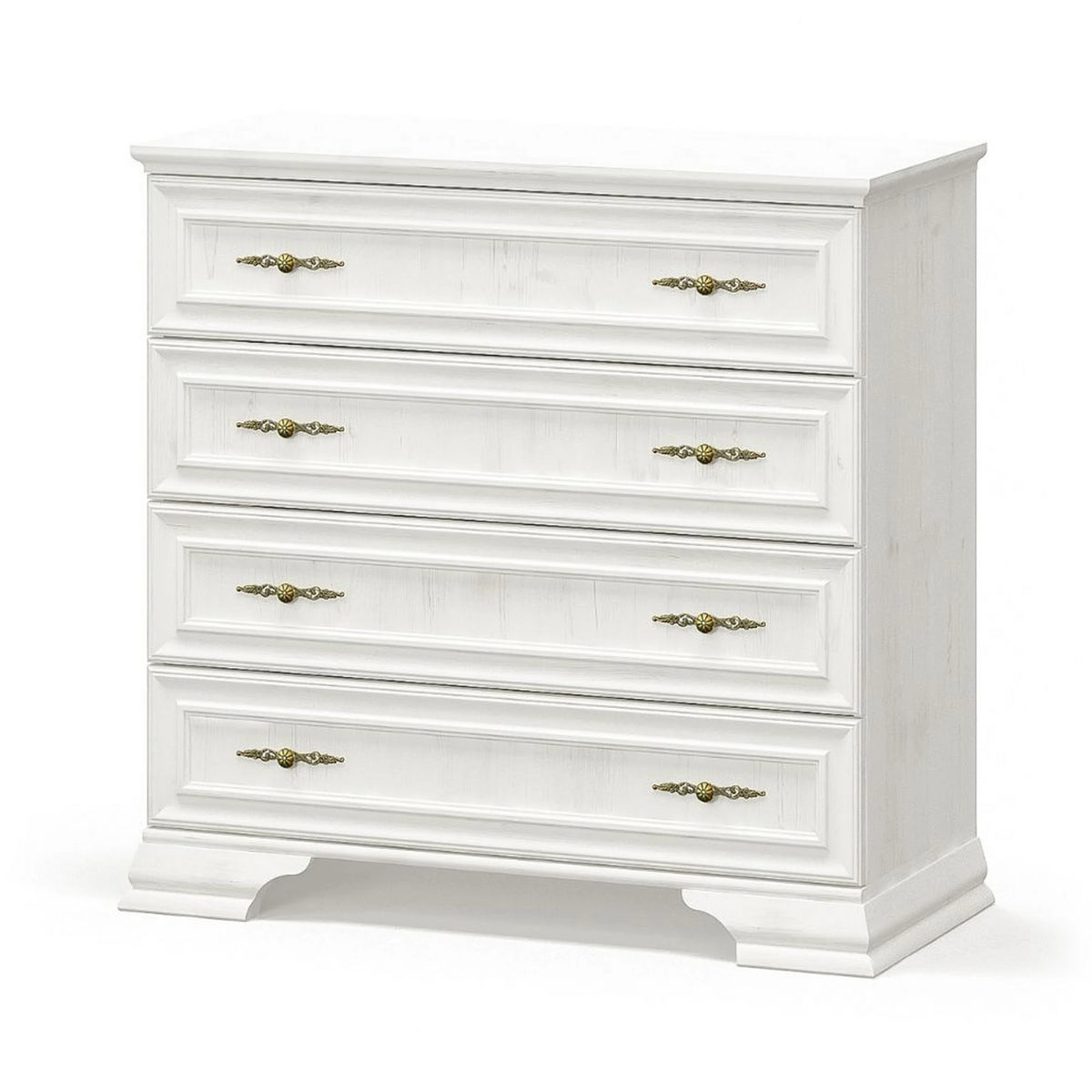 Mobilier de dormitor IRYS, pin alb anderson, PAL laminat, 6 piese