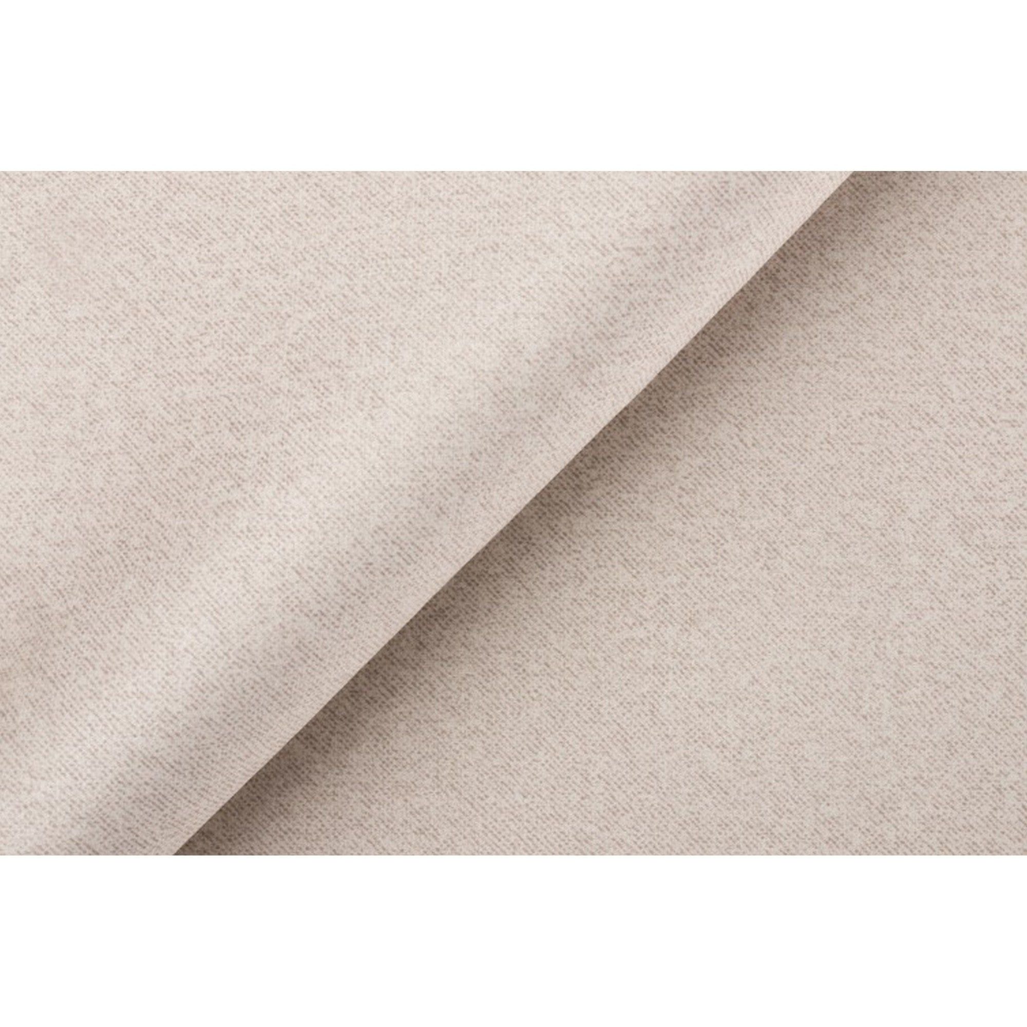 Coltar extensibil CALDO L, sezlong dreapta, stofa catifelata bej - Element 17, Gama Premium, cu lada depozitare si tetiere reglabile, 268x200x99 cm