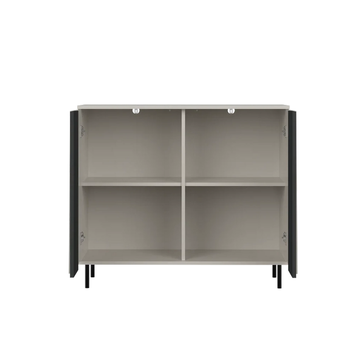 Comoda living FELIX, casmir/gri grafit, PAL laminat, 100x40x93 cm
