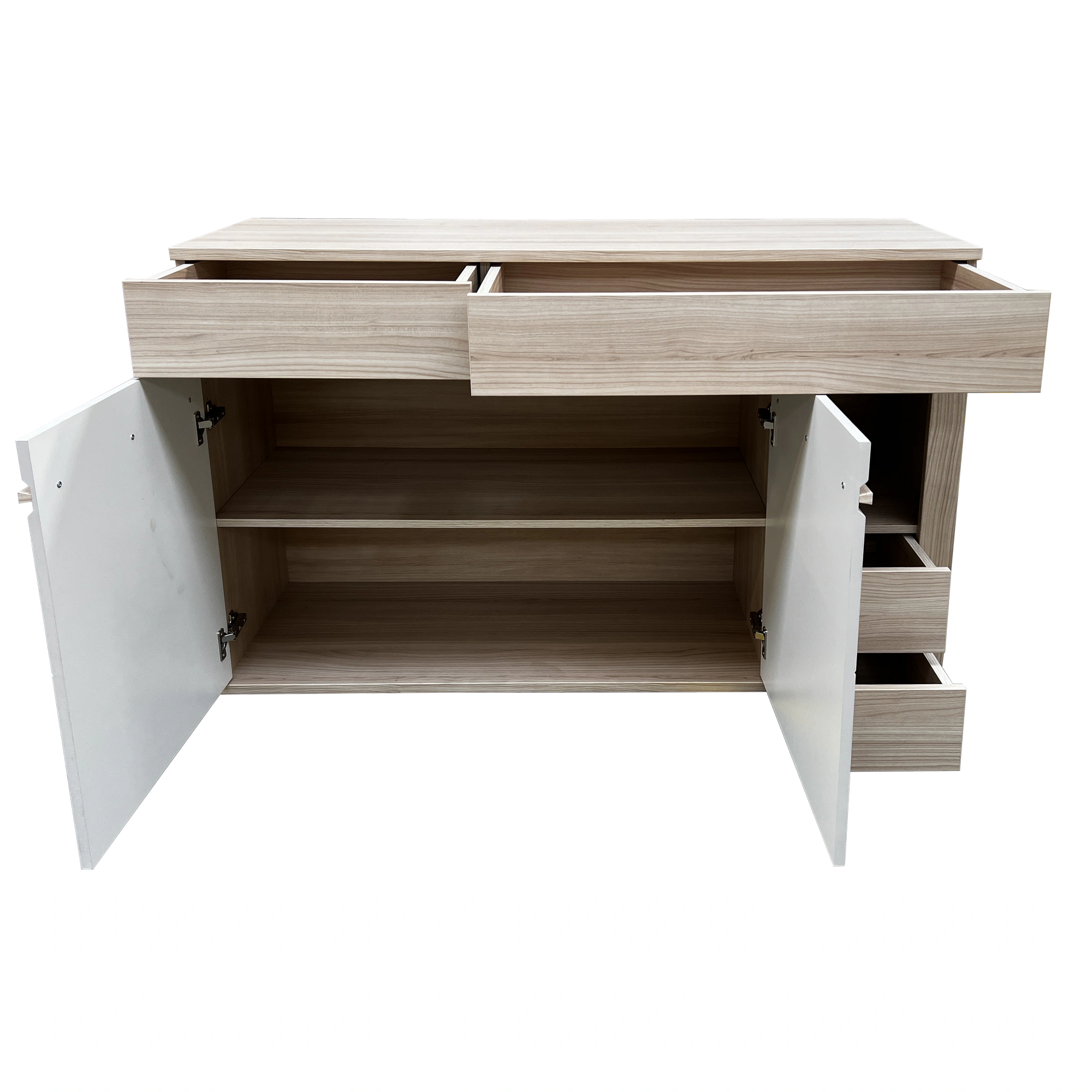 Comoda OSLO OS12, stejar riva/casmir, PAL laminat, 130x44x90 cm