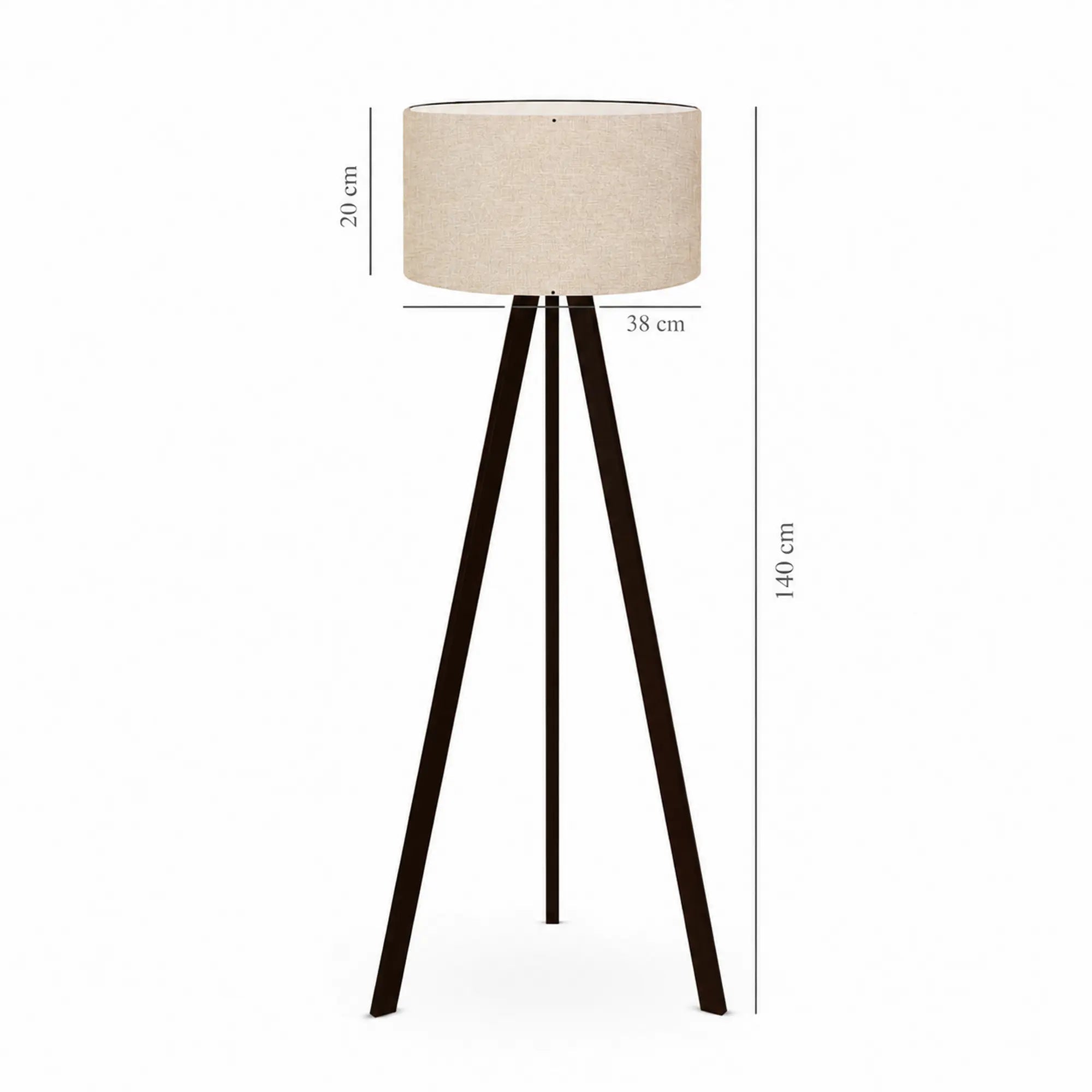 Lampadar AYD-2804, bej, MDF/PVC, 38X140 cm