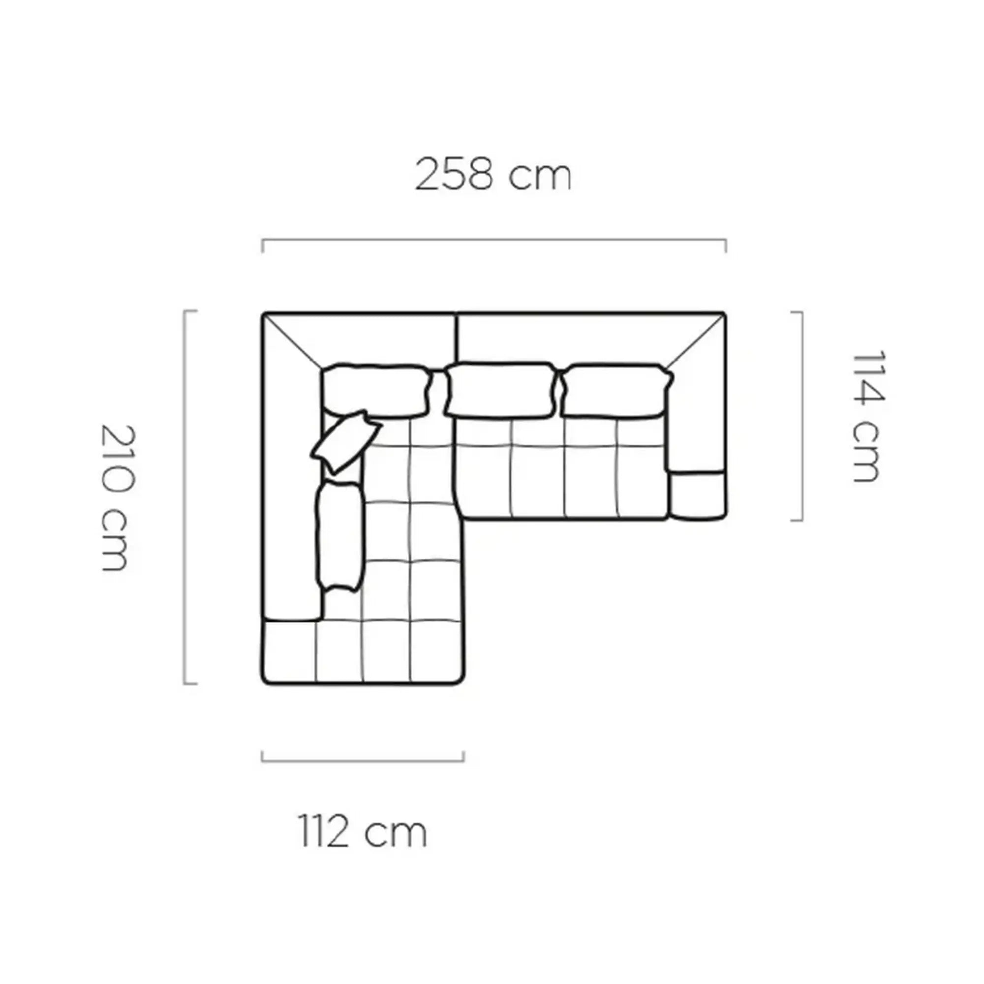 Coltar MAGNETIC L, personalizabil materiale gama Premium, cu reglaj electric, 258x210x86 cm