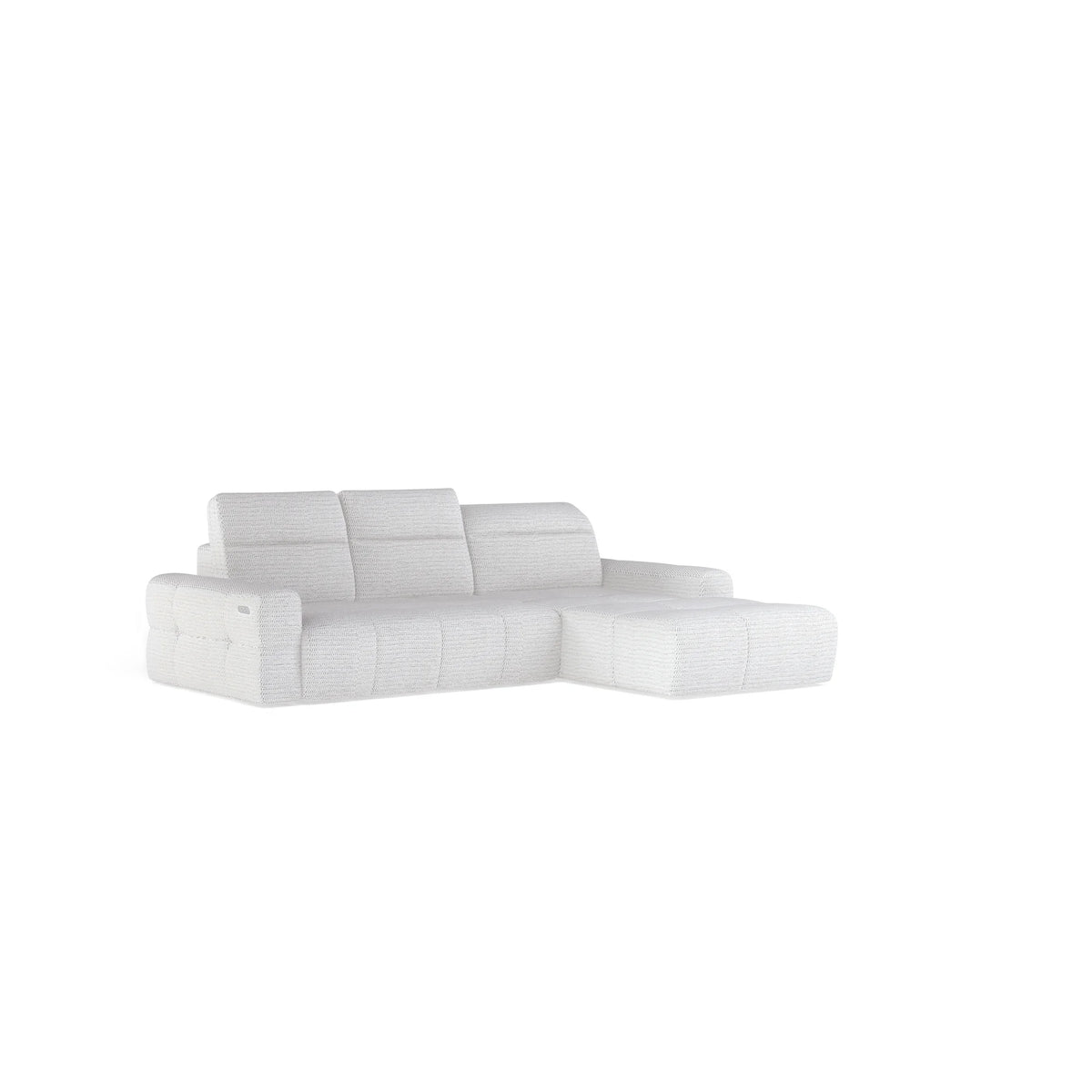Coltar extensibil MATEO S, personalizabil materiale Oferta Avantaj, cu lada depozitare si tetiere reglabile, 273x183x99 cm