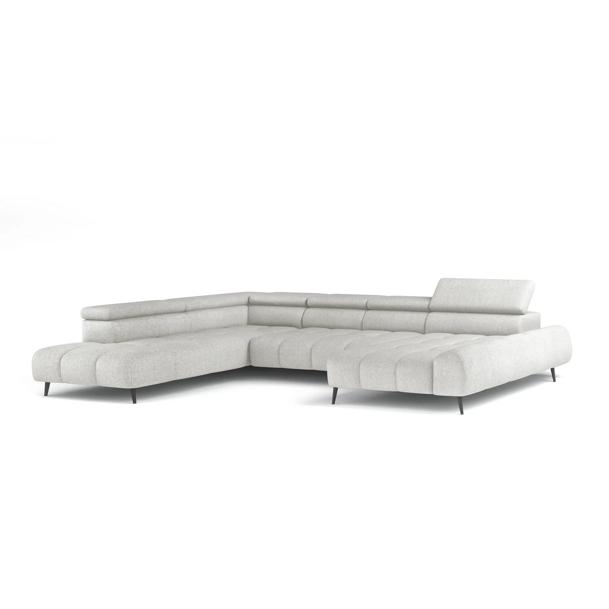 Coltar MAVEL XL, personalizabil materiale Gama Premium, cu reglaj electric, 367x208x100 cm