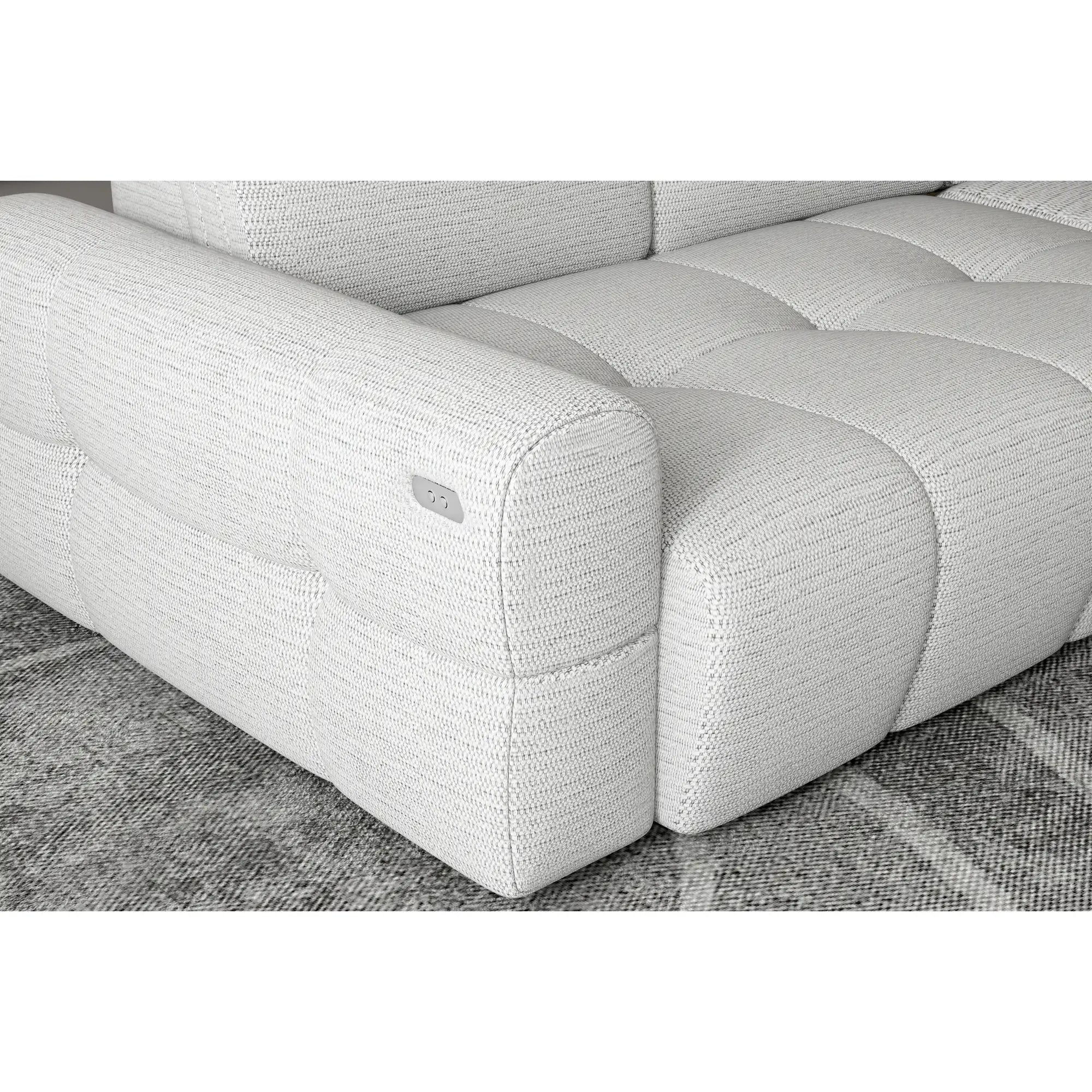 Coltar extensibil MATEO S, personalizabil materiale Oferta Avantaj, cu lada depozitare si tetiere reglabile, 273x183x99 cm