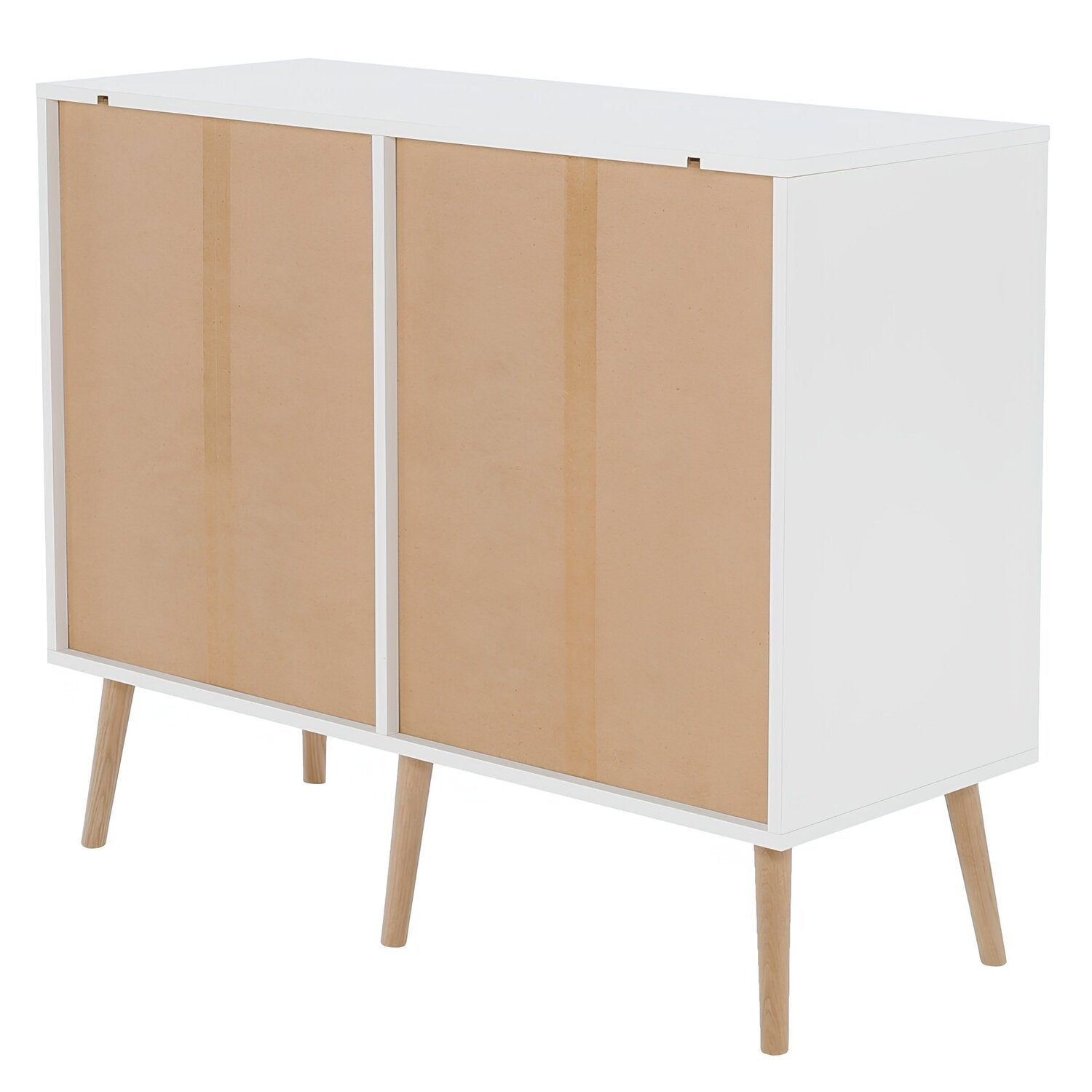 Comoda OSLO 75387, alb, stejar sonoma, PAL melaminat, 98x39x81 cm